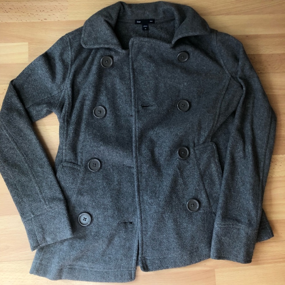Felt collared coat